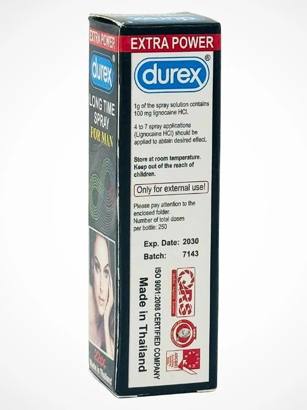 durex extra power spray Made In Thailand